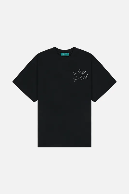 In Gold We Trust The Parrot Black Maat: M | Tops Outlet | Unisex | Zwart