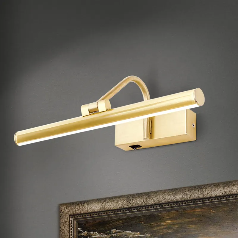 Złote oświetlenie obrazów LED Sofia, 30 cm