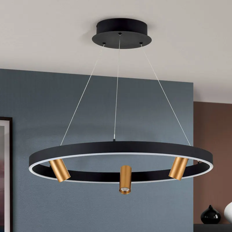 Lampa wisząca LED Berlin z trzema reflektorami