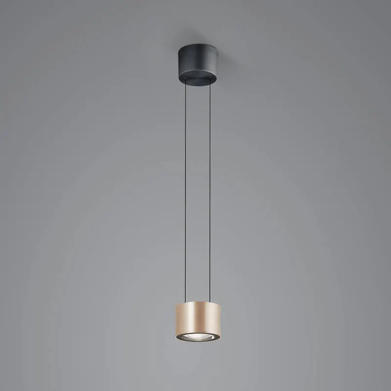 BANKAMP Impulse Flex żyrandol LED 1-pkt. różowy
