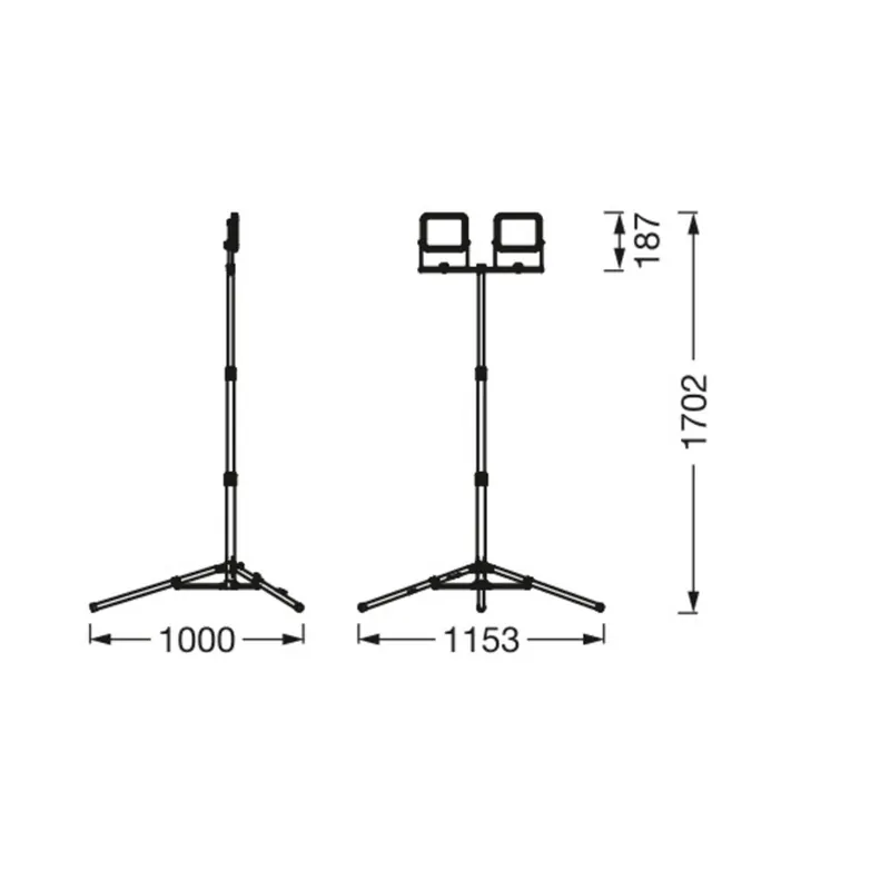 Ledvance LED-Worklight Value Tripod 2-punktowa 2 x 20 W