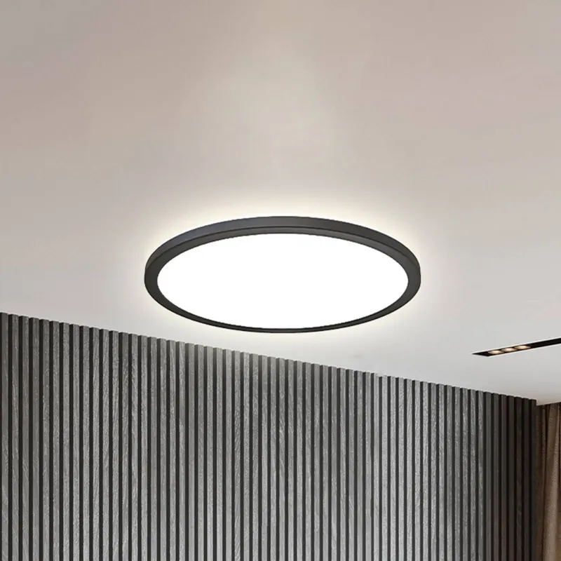 Panel LED Slim Remote RGBW, Ø 42 cm, czarny, podświetlenie