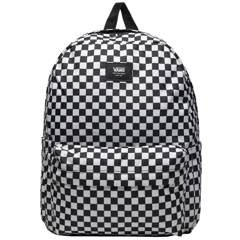 Vans Old Skool Check Backpack VN000H4XY281, Unisex, Czarne, plecaki, poliester, rozmiar: One size