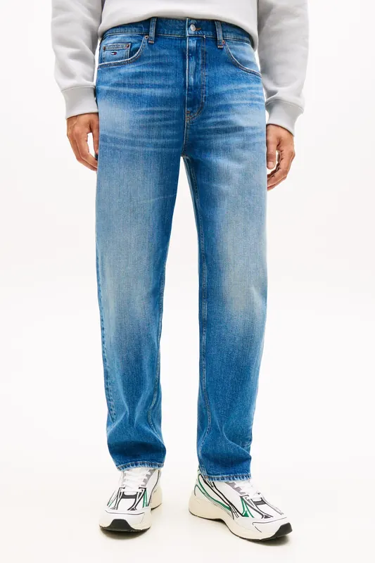 Tommy Hilfiger Sonny Regular Tapered Jeans Denim Medium Maat: W32L32 | Straight Jeans Outlet | Heren | Blauw
