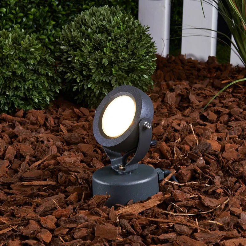 Reflektor zewnętrzny LED Gavin, 33 cm, antracyt, aluminium