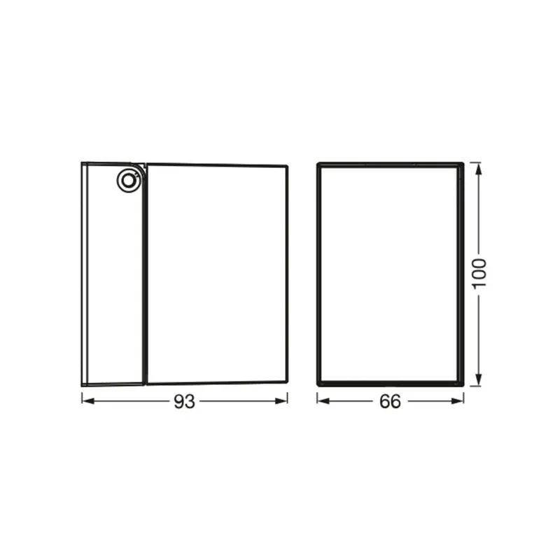 Kinkiet zewnętrzny OSRAM ENDURA CLASSIC CUBE, srebrny metal IP44