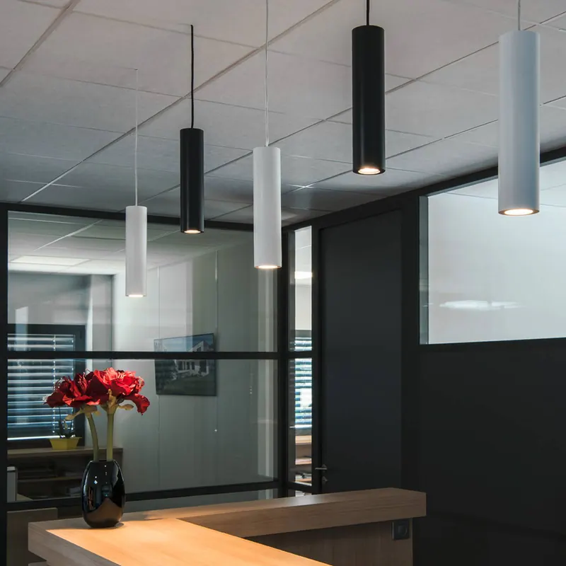 Lampa wisząca SLV Enola B, biały, aluminium, Ø 6,7 cm