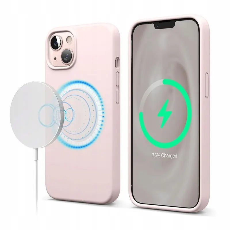 Elago kryt Silicone Case Magsafe pre iPhone 13 Lovely Pink ES13MSSC61…