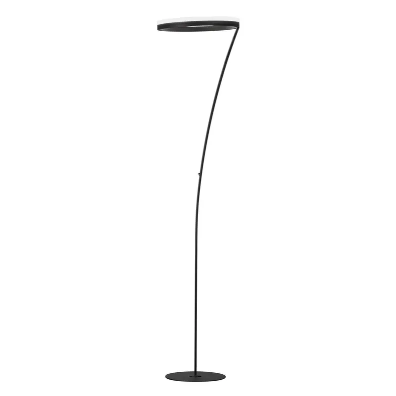 Lampa stojąca LED Sirko, piaskowo-czarna, wysokość 177 cm, metal, CCT