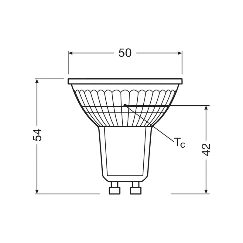OSRAM Reflektor LED GU10 4,3W 36° 865 przezroczysty