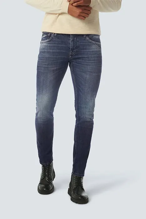 No Excess Denim Tapered 712 Stone Used Stretch Maat: W29L34 | Slim Jeans Outlet | Heren | Blauw
