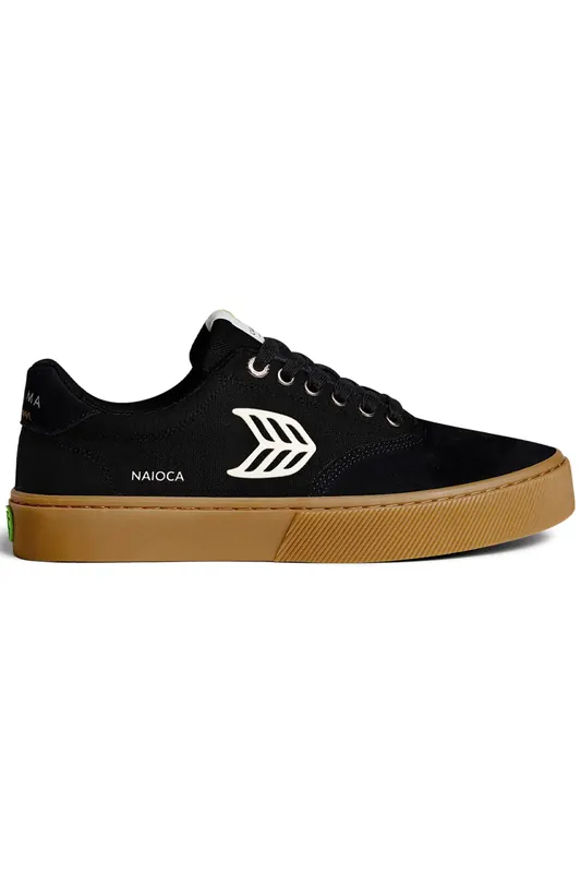 Cariuma Naioca Suede And Canvas Gum Black Maat: 41 | Sneakers Outlet | Unisex | Zwart
