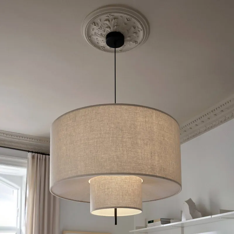 New Works Margin lampa wisząca tekstylna Ø 88 cm