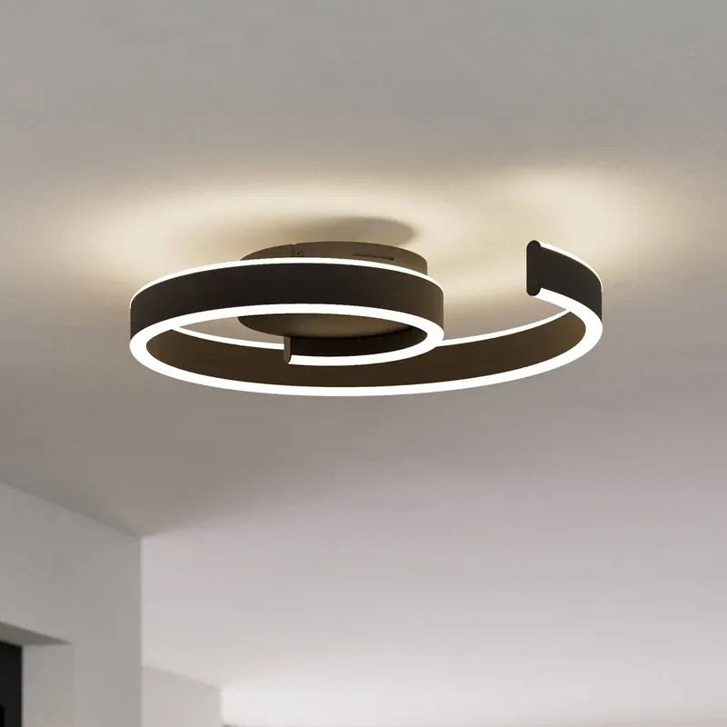 EGLO connect Smart lampa sufitowa LED Andabaia-Z, czarna