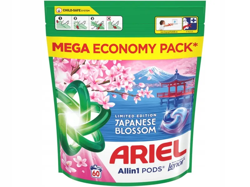 Kapsułki do prania Ariel All in 1 Pods Color Touch Japanese Blossom