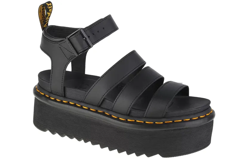 Dr. Martens Blaire Quad DM27296001, Damskie, Czarne, sandały, skóra powlekana, rozmiar: 41