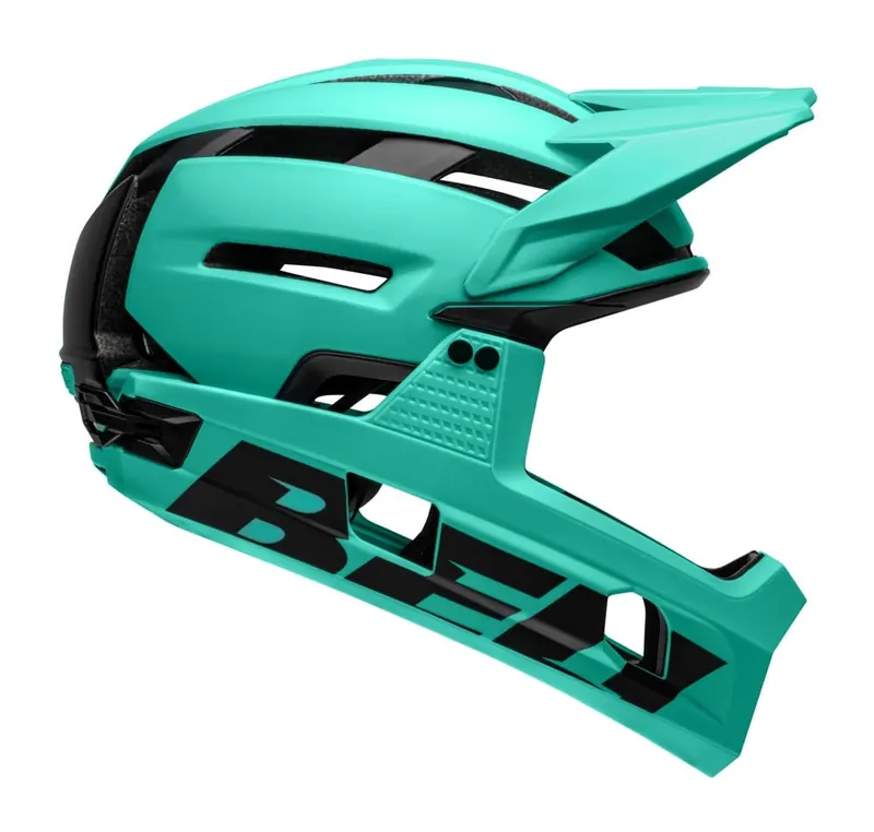 Kask full face BELL SUPER AIR R MIPS SPHERICAL matte turquosie czarny (55-59)
