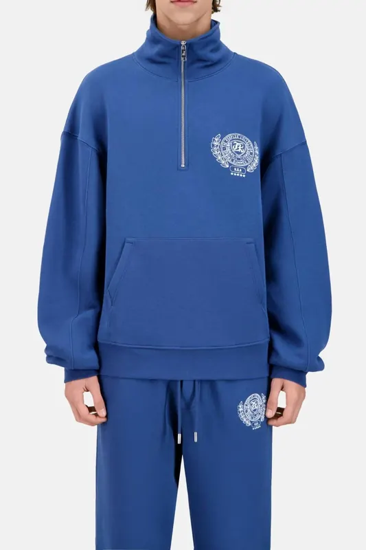 The Kooples Sweatshirt A Col Zippe Middle Navy Maat: S | Hoodies Outlet | Heren | Blauw