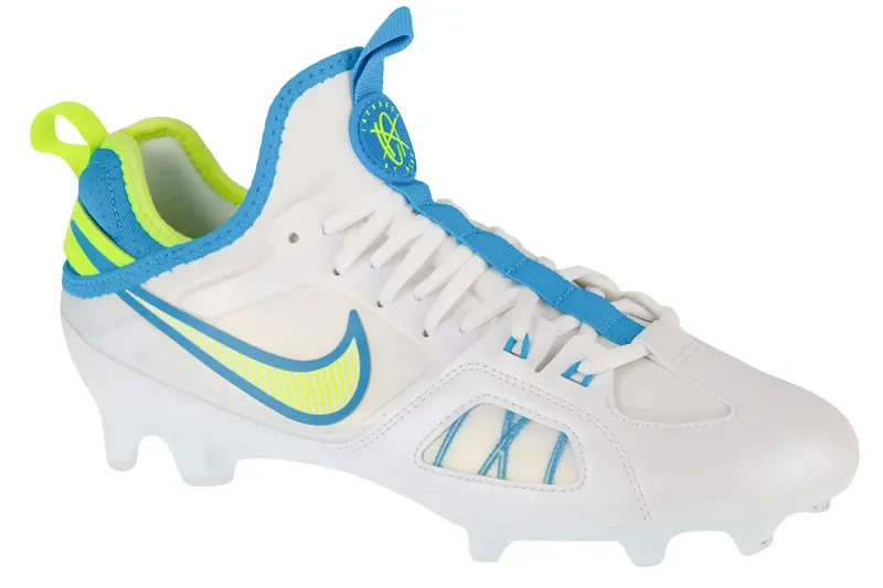 Nike Huarache 9 Varsity LAX SE FG FZ3620-100, Męskie, Białe, buty piłkarskie - korki, skóra syntetyczna, rozmiar: 44,5