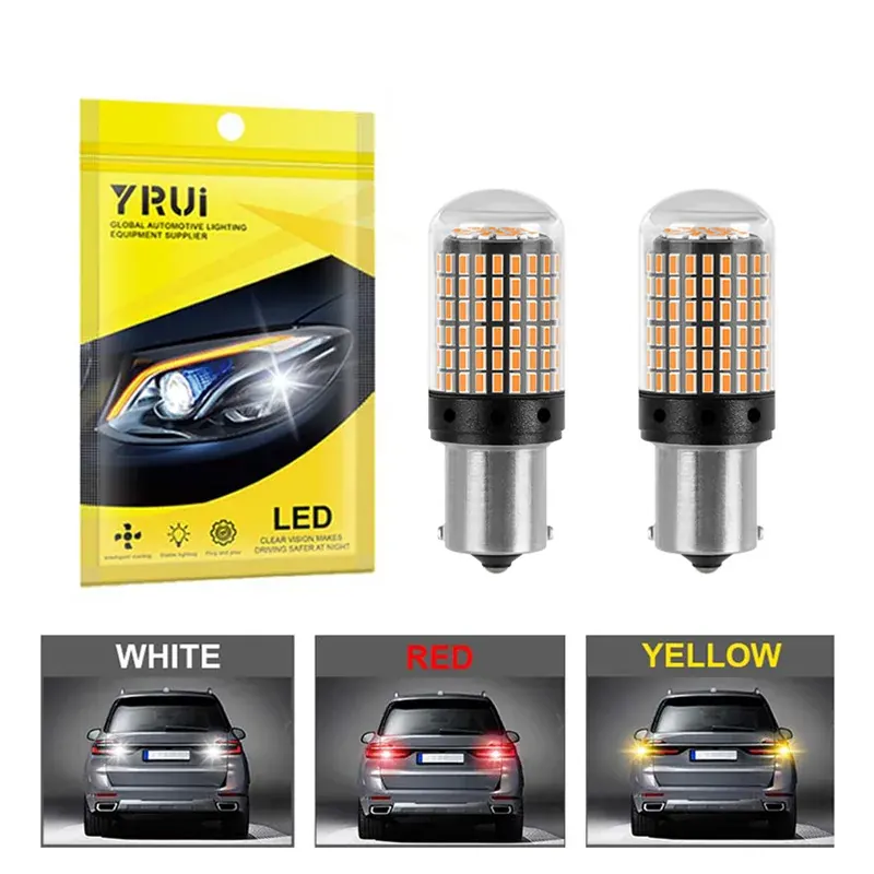 YiRui 2szt 12-24V kierunkowskaz BA15S P21W BAU15S PY21W 7440 W21W P21/5W 1157 BAY15D światło cofania