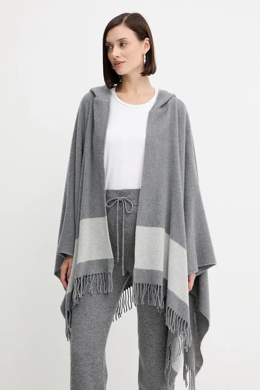 Liviana Conti poncho z wełną