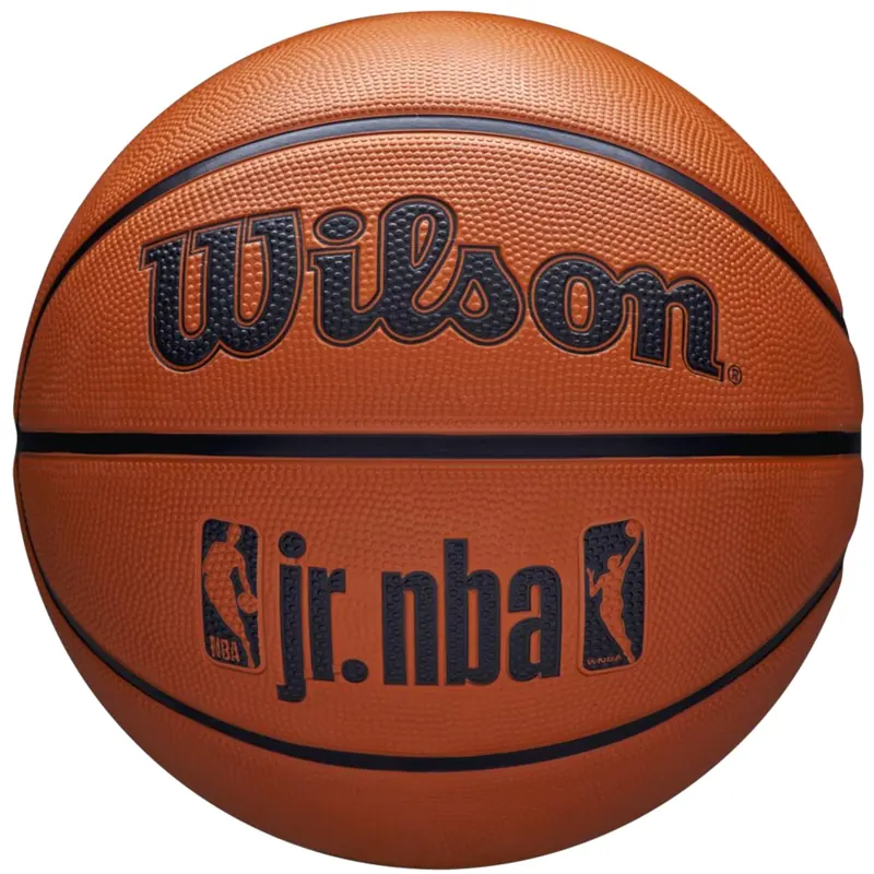 Wilson NBA Jr DRV Fam Logo Ball WZ3013001XB, Unisex, Pomarańczowe, piłki do koszykówki, Guma, rozmiar: 7