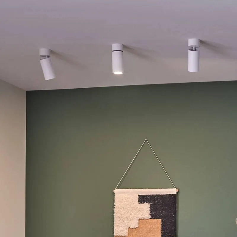 Lampa sufitowa LED Paulmann Turnal Coin, biała, metalowa, 2700 K