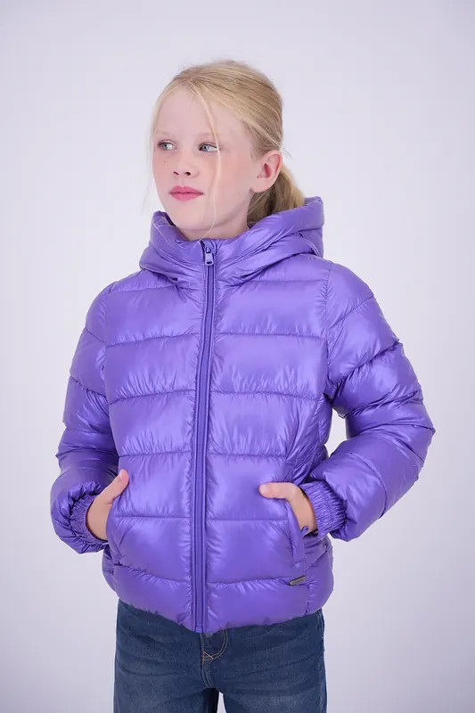 Vingino Girls Tiamme Jacket Outdoor Viola Purple Maat: 2 | Jassen Outlet | kids | Paars