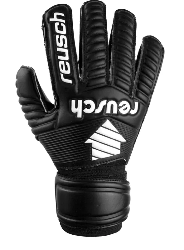 Rękawice bramkarskie dziecięce REUSCH Legacy Arrow Silver Junior czarne (6.5)