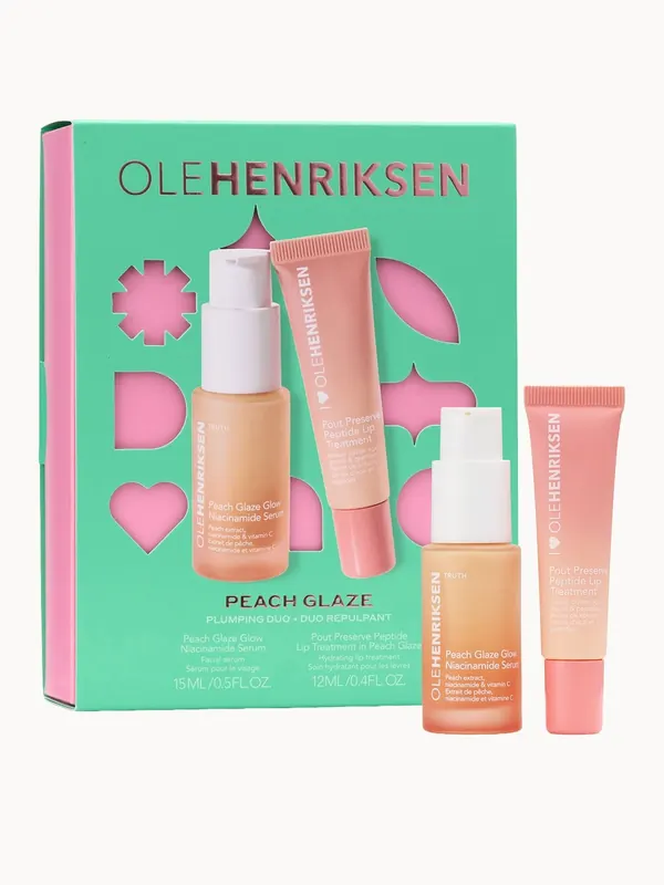 OLE HENRIKSEN Peach Glaze Plumping Duo (Worth £41)