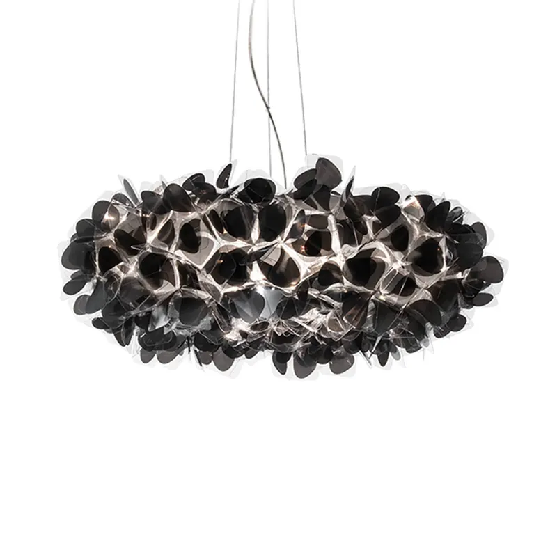 Żyrandol Slamp Clizia Mama Non Mama, Ø78 cm, czarna/przezroczysta