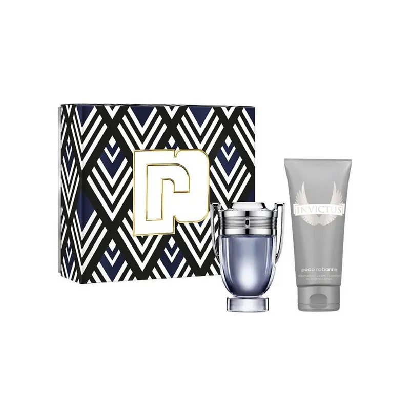 Paco Rabanne Zestaw upominkowy Invictus Woda toaletowa dla mężczyzn 100 ml i żel pod prysznic 100 ml Invictus - 100 ml