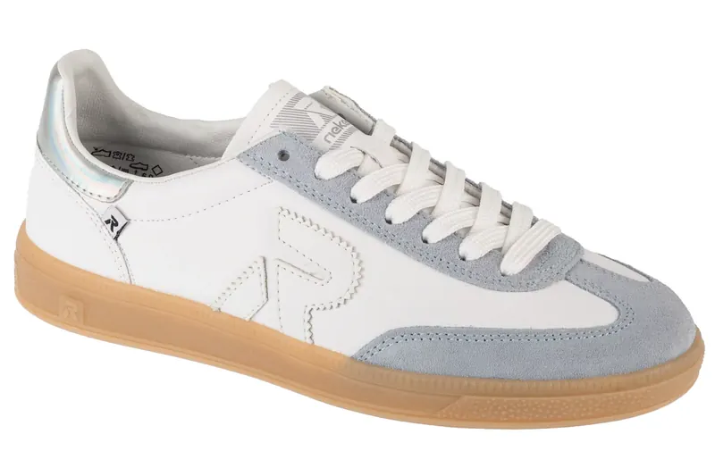Rieker Sneakers W2200-84, Damskie, Białe, buty sneakers, skóra licowa, rozmiar: 40