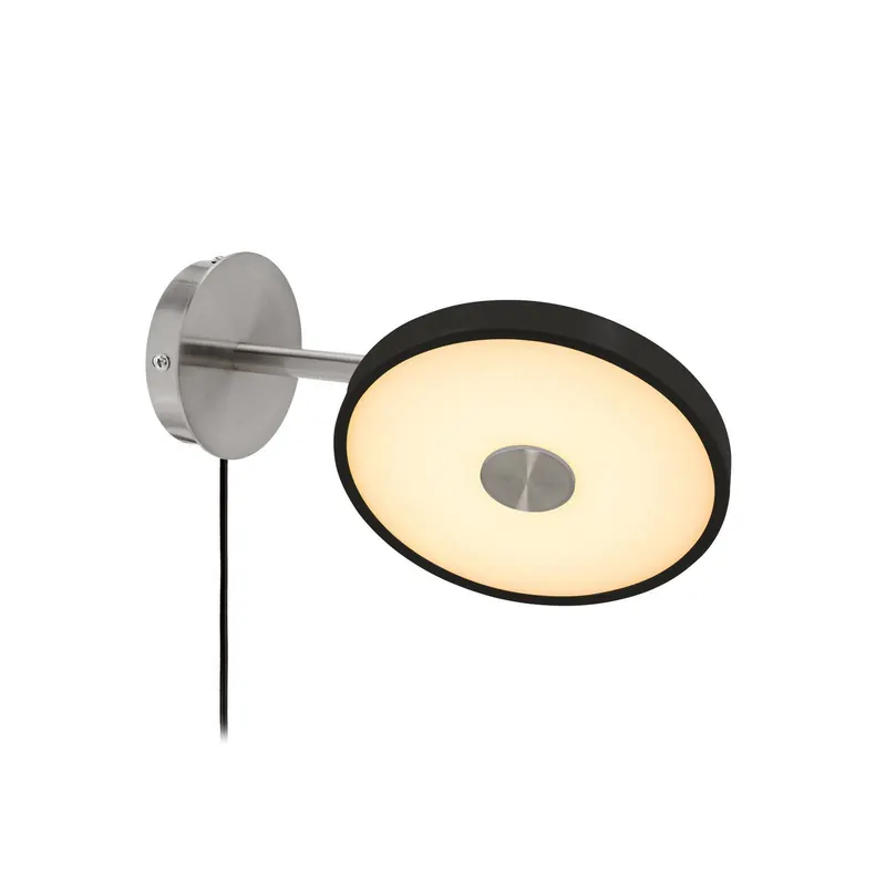 Kinkiet LED UMAGE Asteria Short, czarny, stal, wtyczka