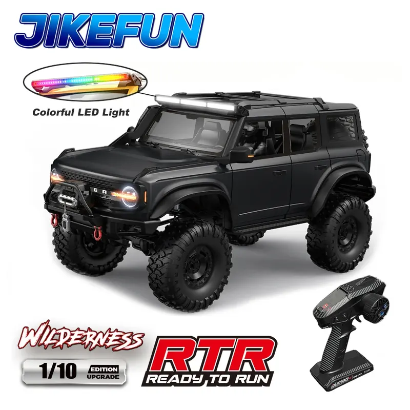 Model RC HB 1/10 Ulepszony Crawler RC 4WD RTR 2.4G Elektryczny Zdalnie Sterowany Pojazd Terenowy Rock Crawler z Kolorowymi Światłami LED Zabawki
