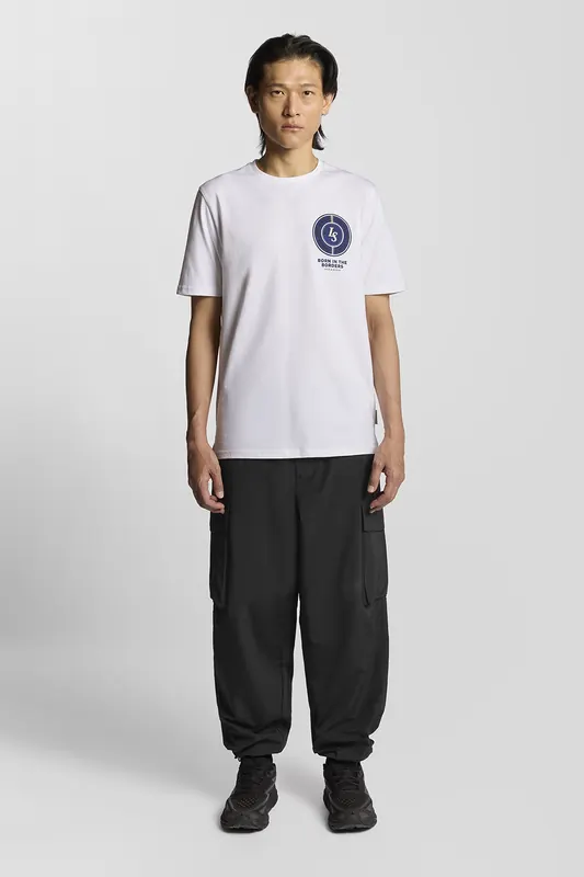 Lyle & Scott Bellowed Pocket Cargo Pant Jet Black Maat: W34L32 | Cargobroeken Outlet | Heren | Zwart