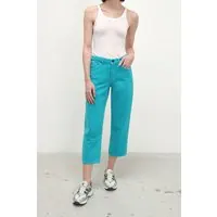 American Vintage Datcity 5 Pockets Jeans Turquoise Vintage Maat: W26 | Straight Broeken Outlet | Dames | Blauw