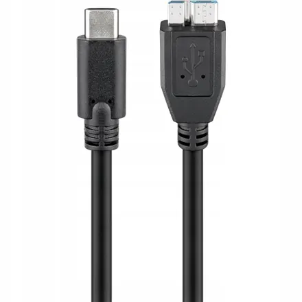 Goobay Kabel Usb-c Męski 24-pinowy Usb-c Męski 9-pinowy Micro-USB