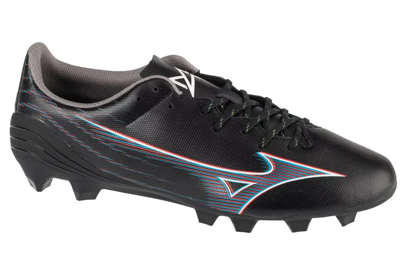 Mizuno Alpha Select FG P1GA236501, Męskie, Czarne, buty piłkarskie - korki, skóra syntetyczna, rozmiar: 44