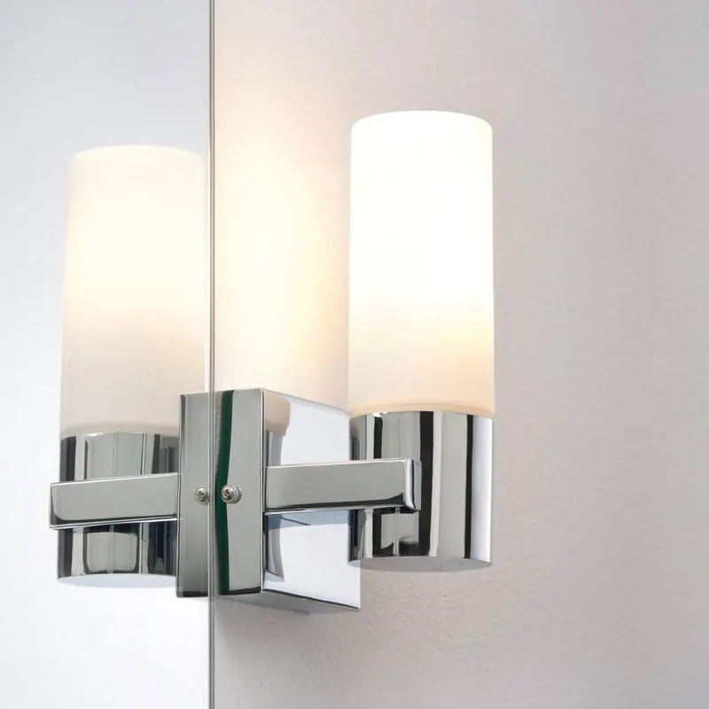 Oświetlenie lustra LED Paulmann Gemini, chromowane, zestaw 2 szt., ściemniane,