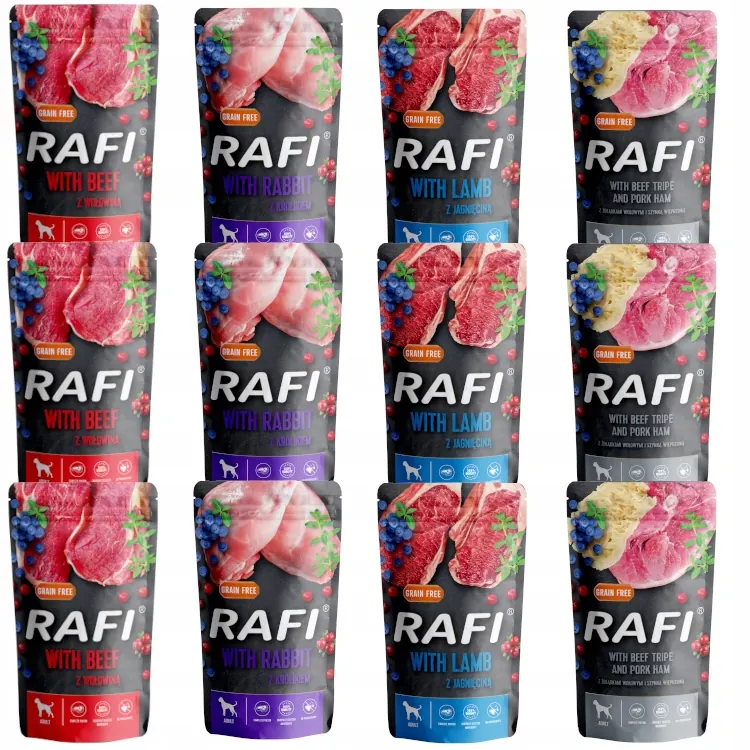 Rafi Dolina Noteci mokra karma dla psów MIX Smaków 12x 500g