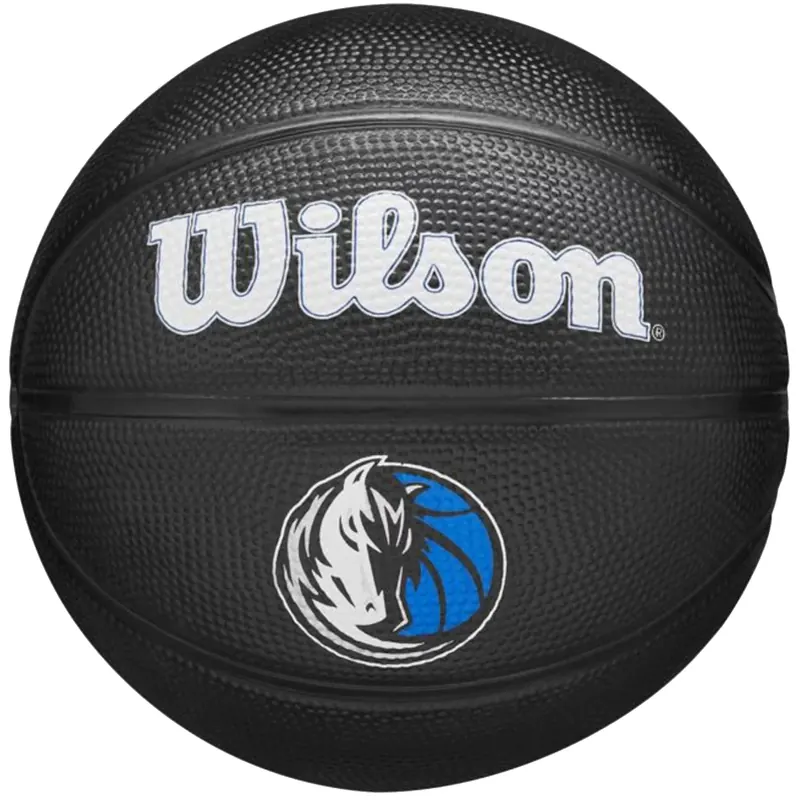 Wilson Team Tribute Dallas Mavericks Mini Ball WZ4017609XB, Unisex, Czarne, piłki do koszykówki, Guma, rozmiar: 3