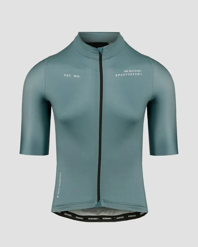 Koszulka rowerowa męska X-Bionic COREFUSION RIDE JERSEY SLATE BLUE turkusowa (M)