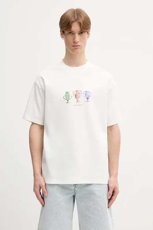 Drôle de Monsieur Signature T-shirt bawełniany męski