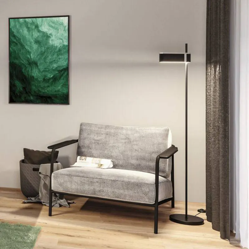 Paulmann lampa stojąca LED Jagun, antracyt, filc, ściemniana 3-stopniowo