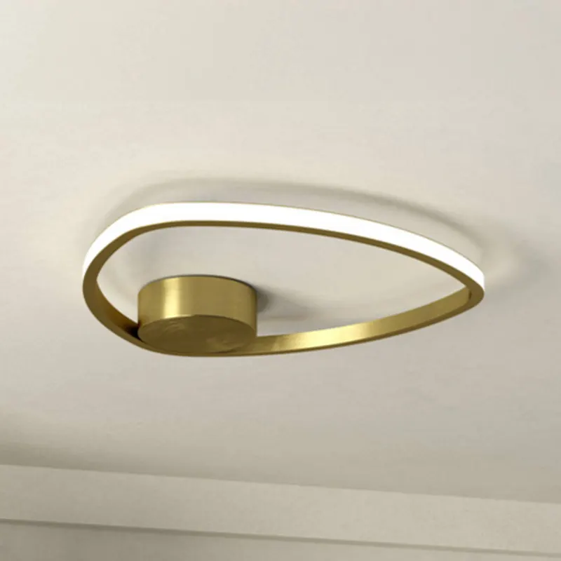 Lampa sufitowa LED EGLO MOSCHELLA, w kolorze mosiądzu, Ø 38 cm CCT