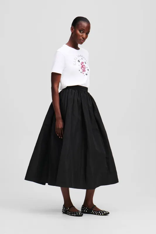 Karl Lagerfeld Voluminous Skirt Black Maat: 38 | Midi Rokken Outlet | Dames | Zwart