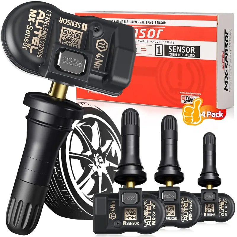 Autel MX-Sensor 433 315MHZ Czujnik TPMS MaxiTPMS Tester Ciśnienia w Oponach Narzędzia do Naprawy Opon Skaner Programowanie MX-Sensor