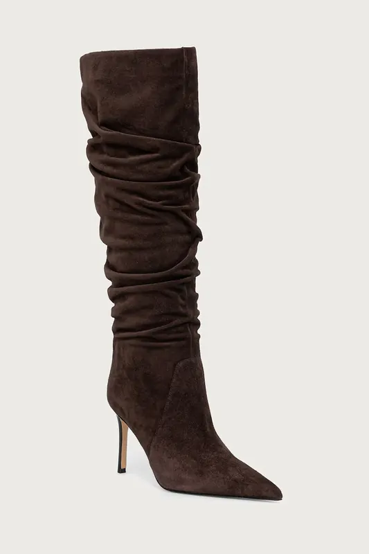 MICHAEL Michael Kors kozaki na szpilce damskie zamszowe Dawn Heeled Boot