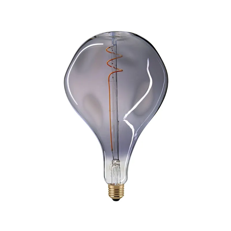 Żarówka LED Giant Drop E27 5W Filament 918 ściemniany tytanowy